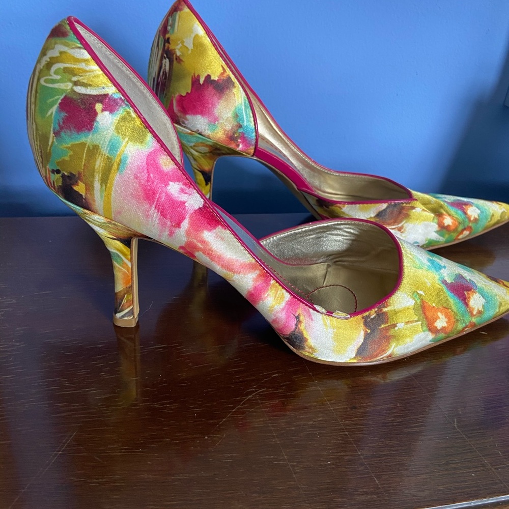 Anne Klein Floral Heels